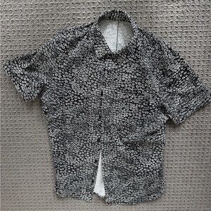 lululemon athletica Black and White Casual Button Down Shirt